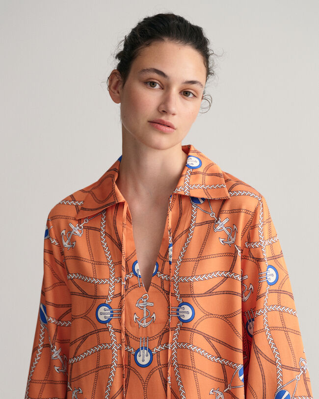 Chemisier &agrave; imprim&eacute; Sailing