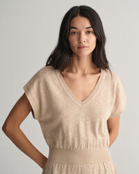 Robe en lin mélangé