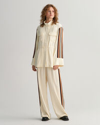 Veste relaxed fit à rayures