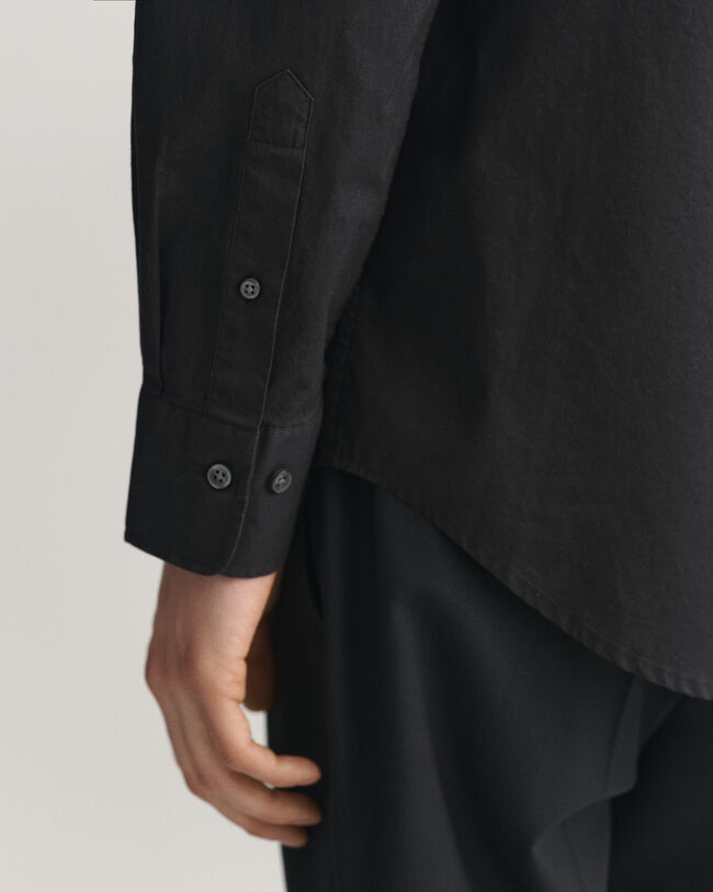 Chemise regular fit en popeline de coton