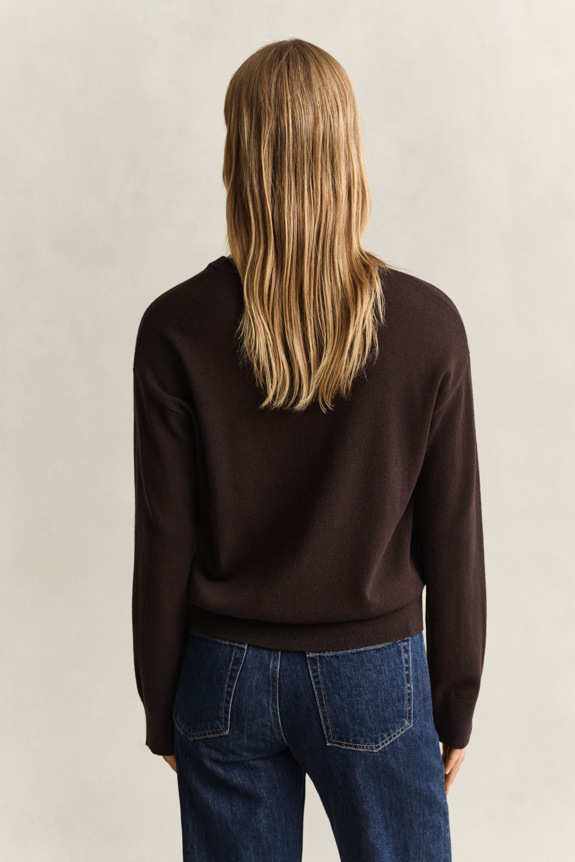 Pull col rond en laine d'agneau ultrafine