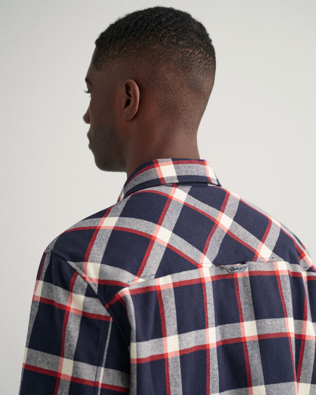 Surchemise en flanelle à carreaux