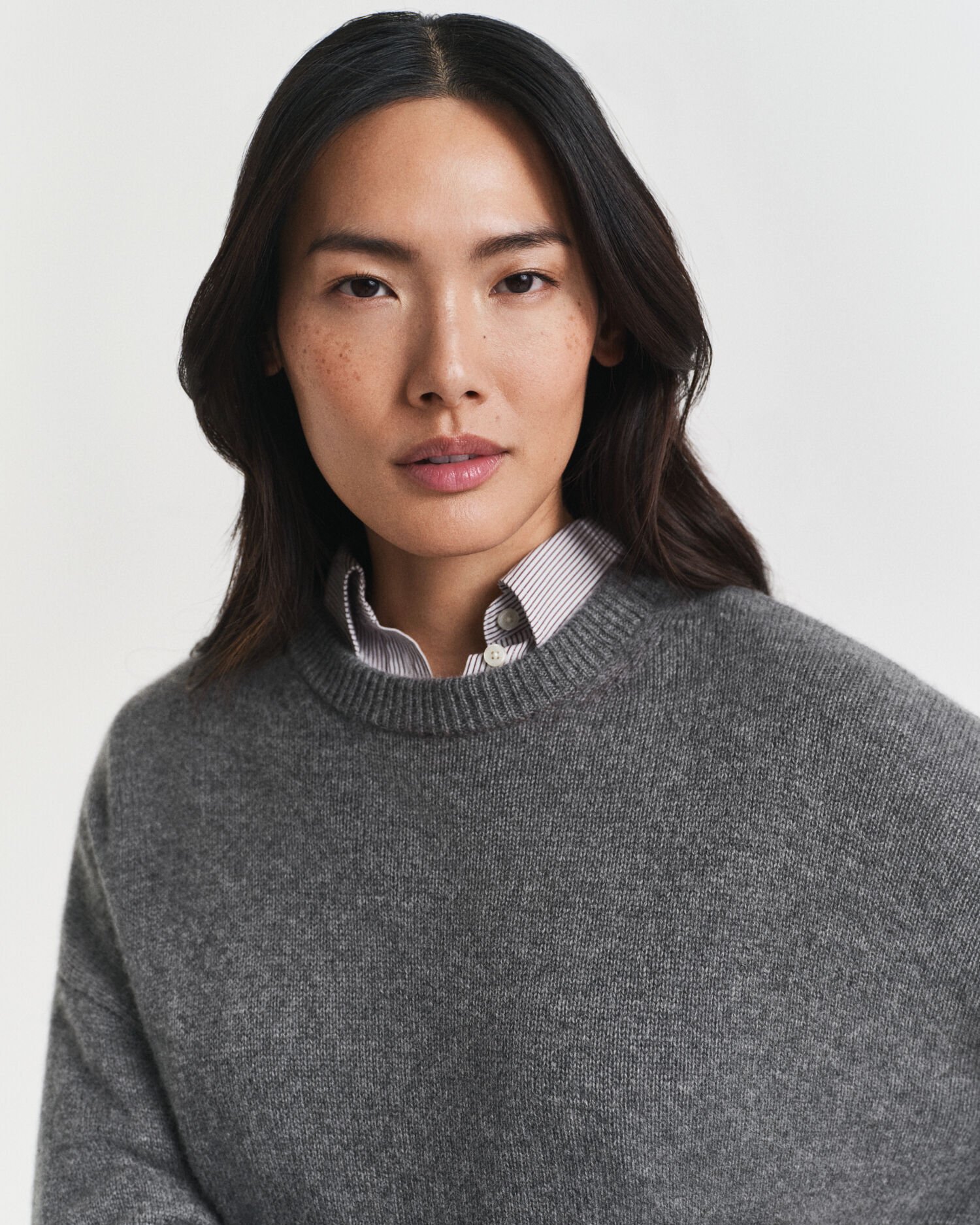 Pull col rond en cachemire