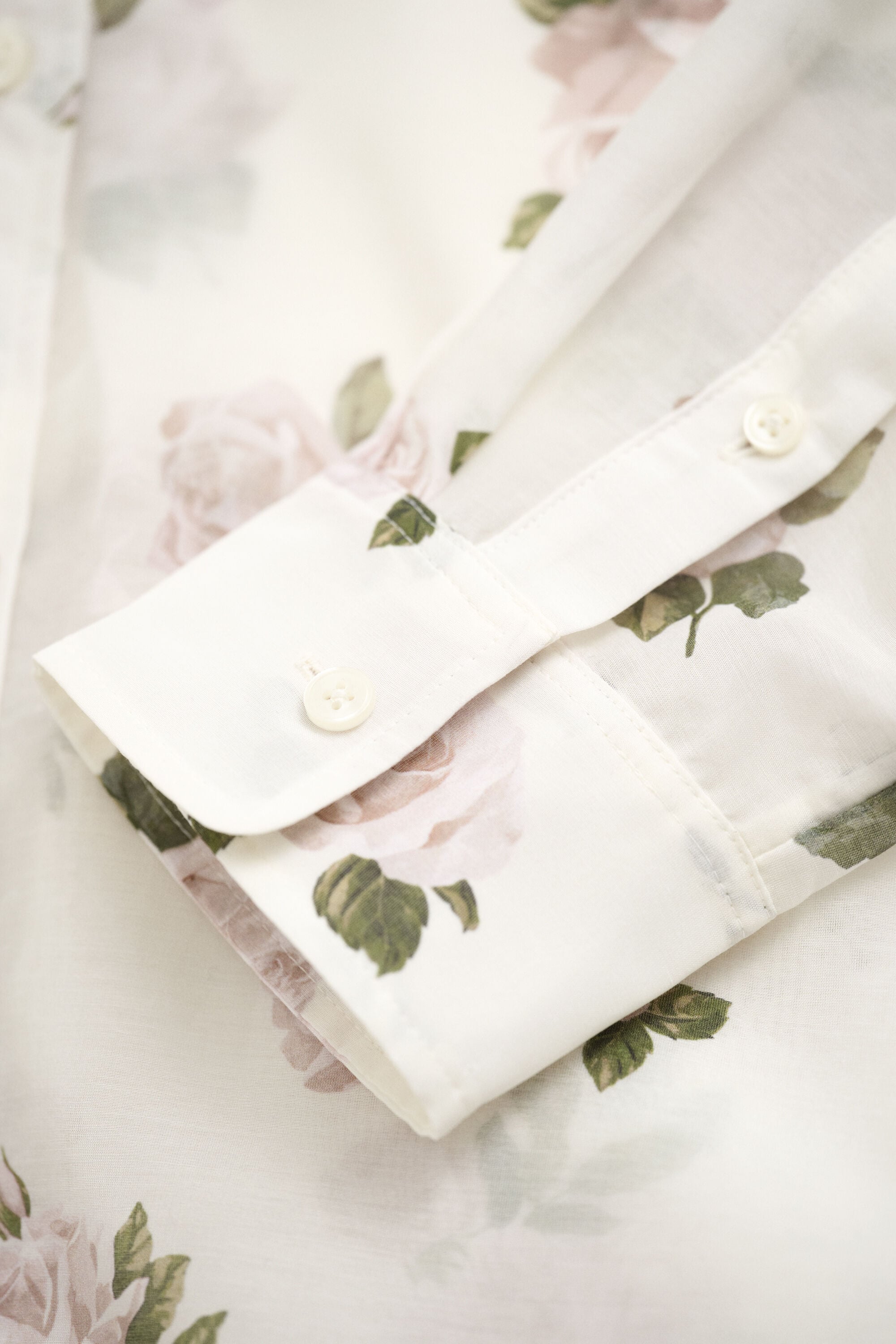 Chemise en coton et soie