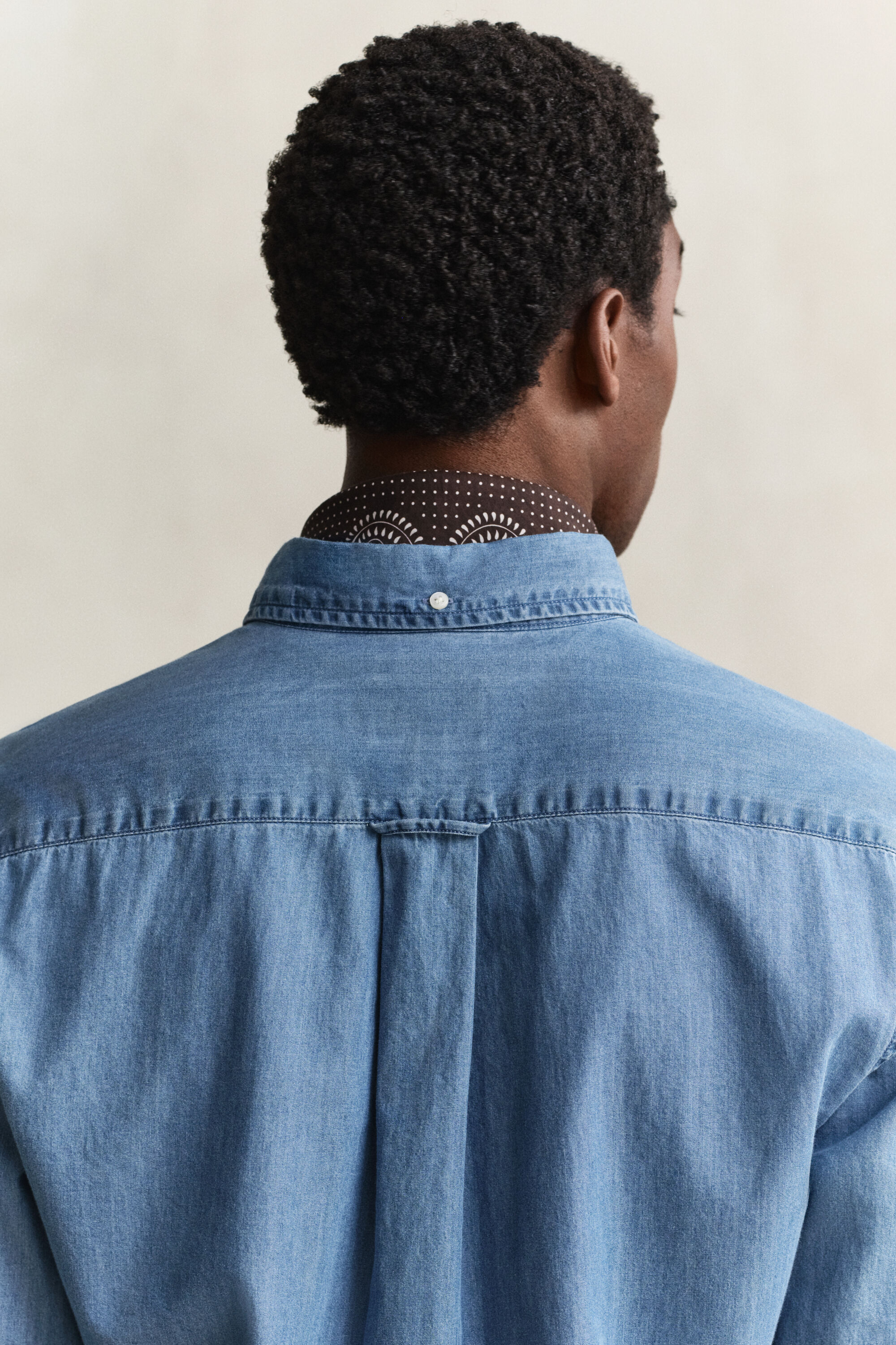 Chemise coupe regular indigo
