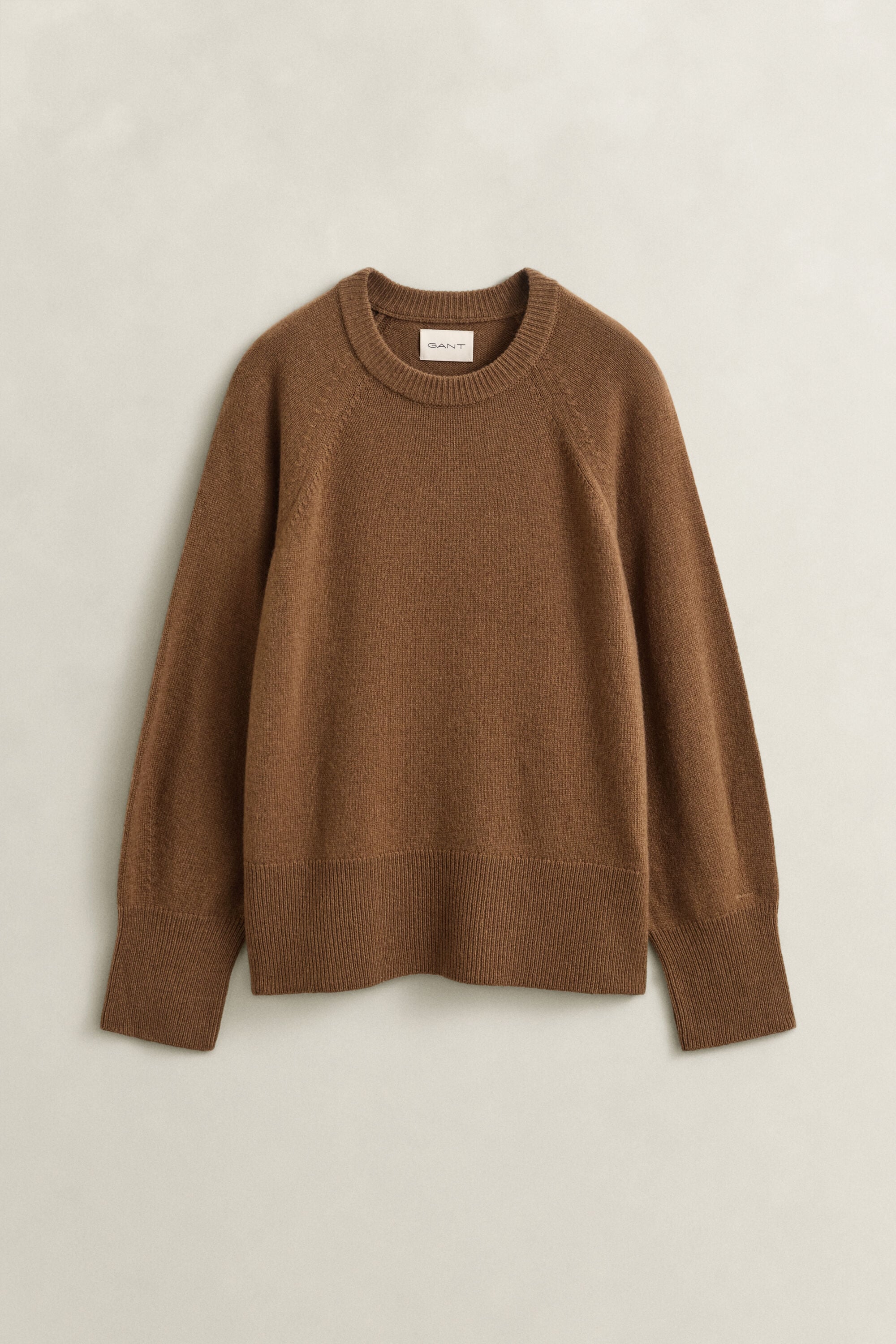 Pull col rond en laine et cachemire