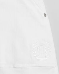 Jupe en serg&eacute; avec poches plaqu&eacute;es Teen Girls