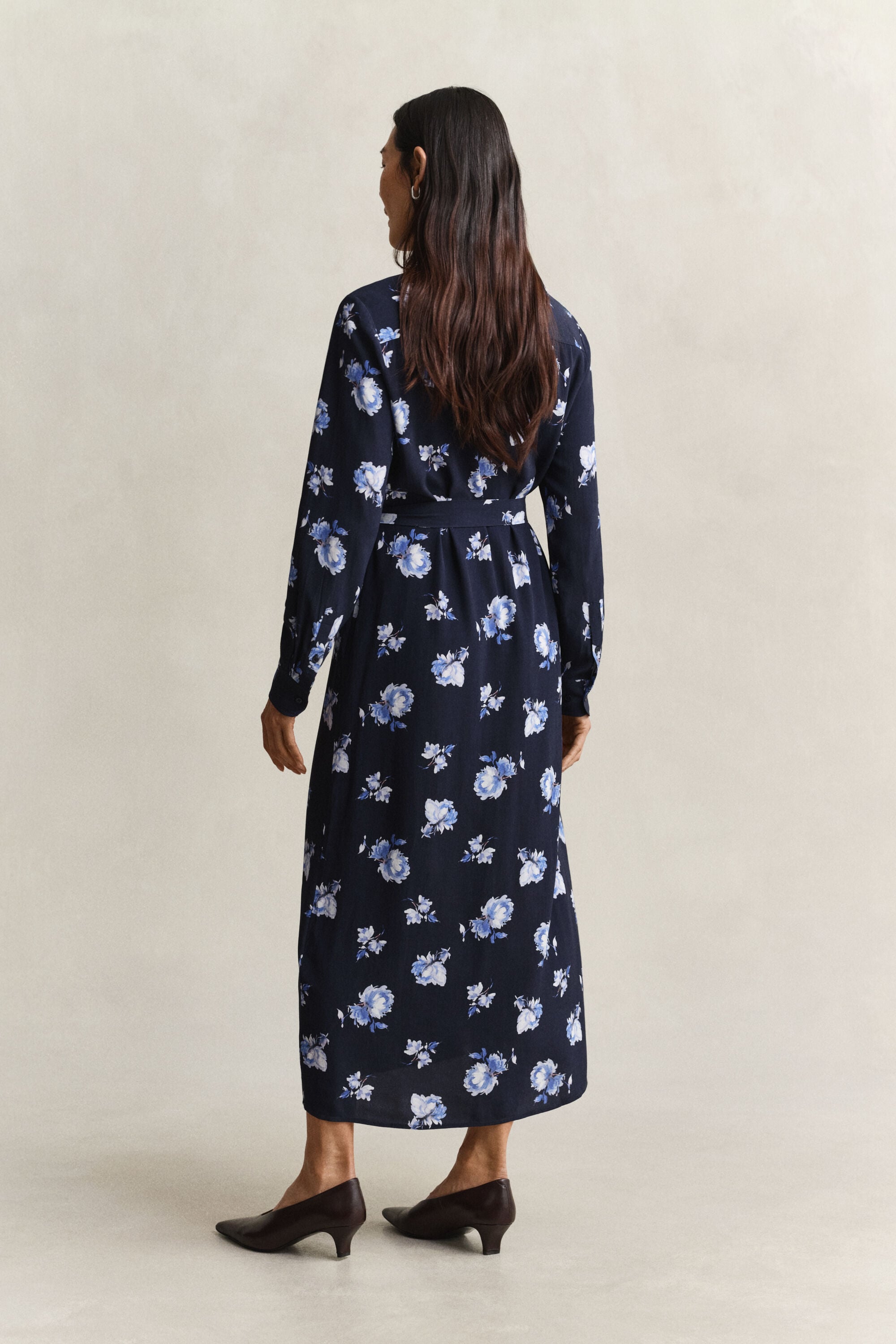 Robe-chemise à imprimé floral