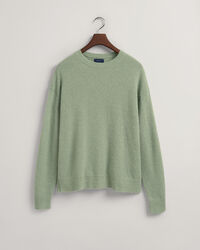 Pull ras du cou en Alpaga m&eacute;lang&eacute;