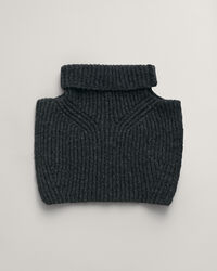 Pull sans manches en maille côtelée