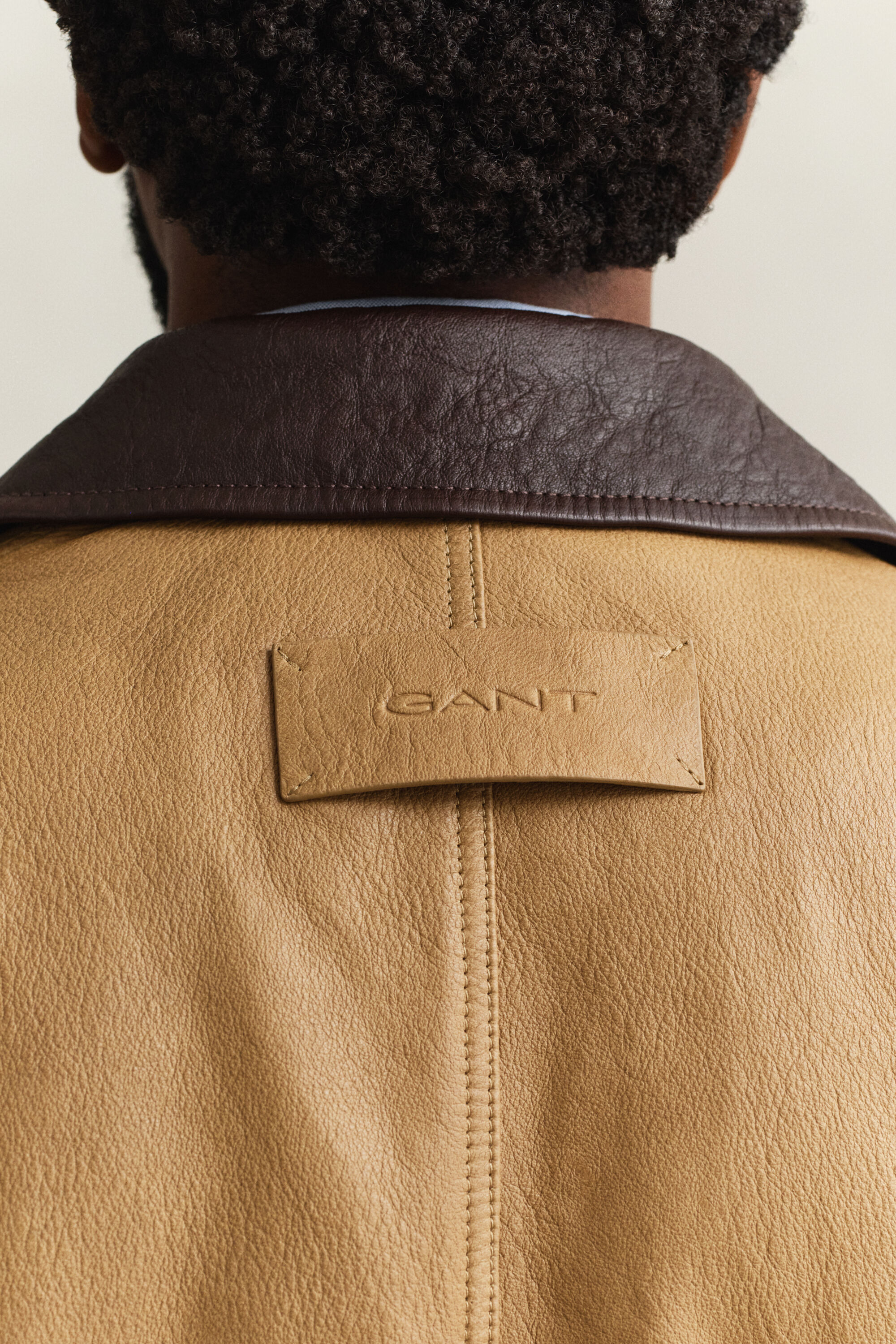 Veste Decker en cuir