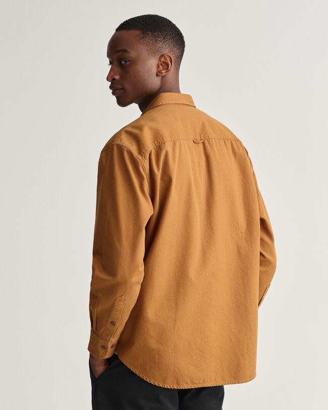 Chemise relaxed fit en serg&eacute;