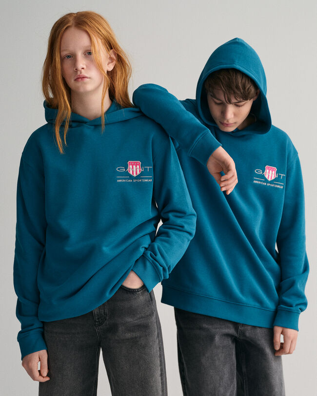 Sweat à capuche Contrast Shield Teens