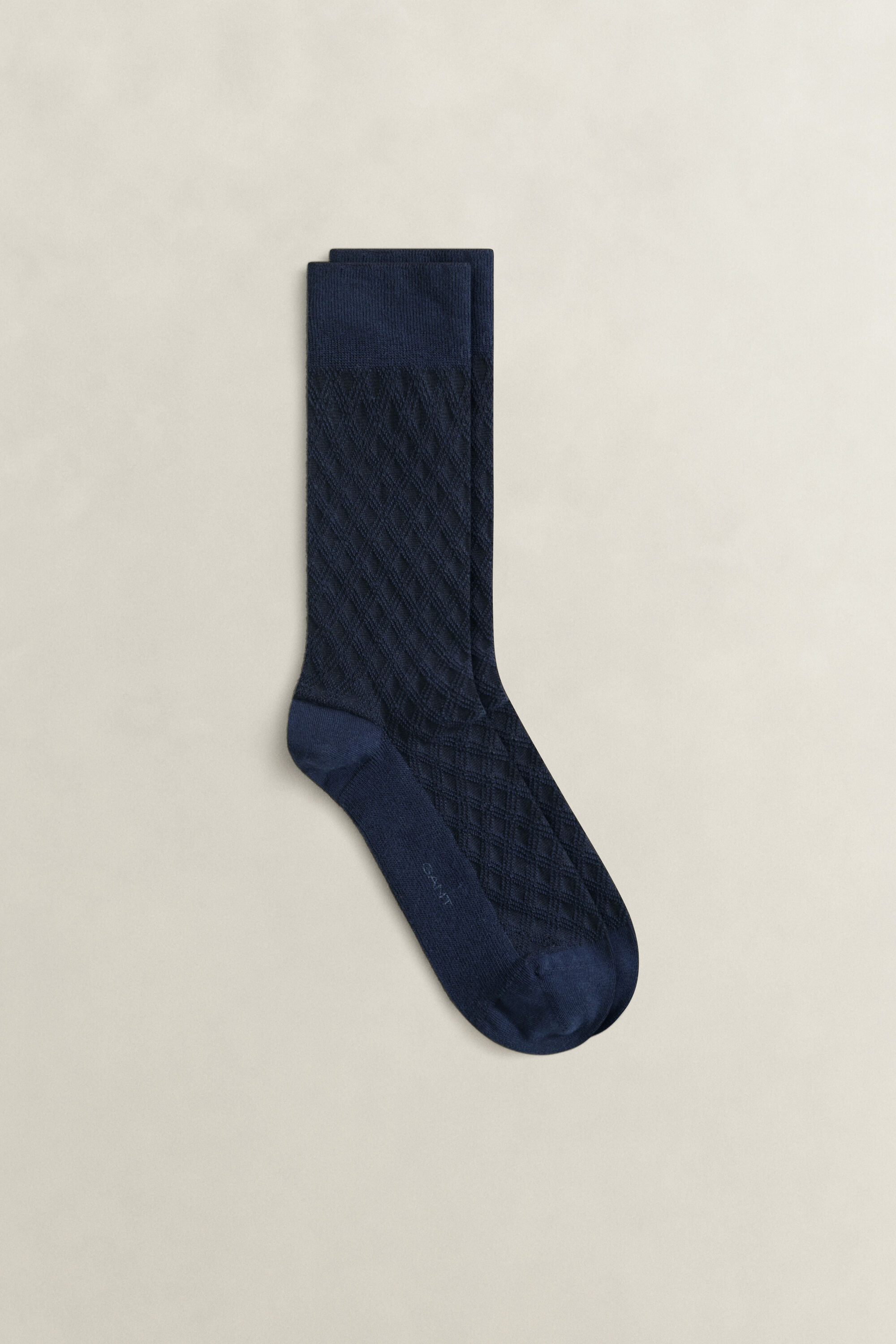 Chaussettes mercerisées à motif écossais