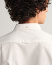 Chemise slim fit en coton Oxford