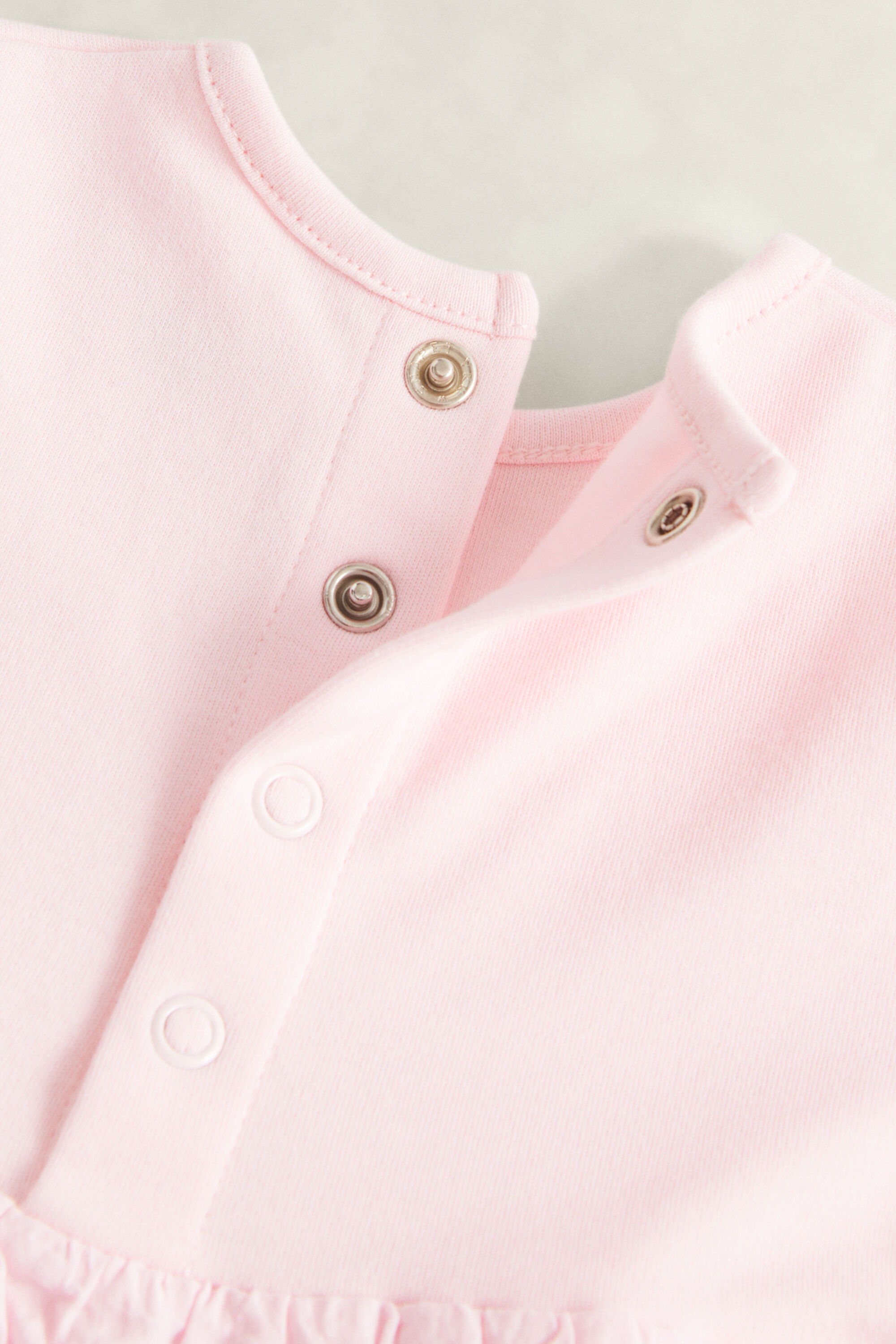 Ensemble robe et culotte en seersucker pour bébé fille