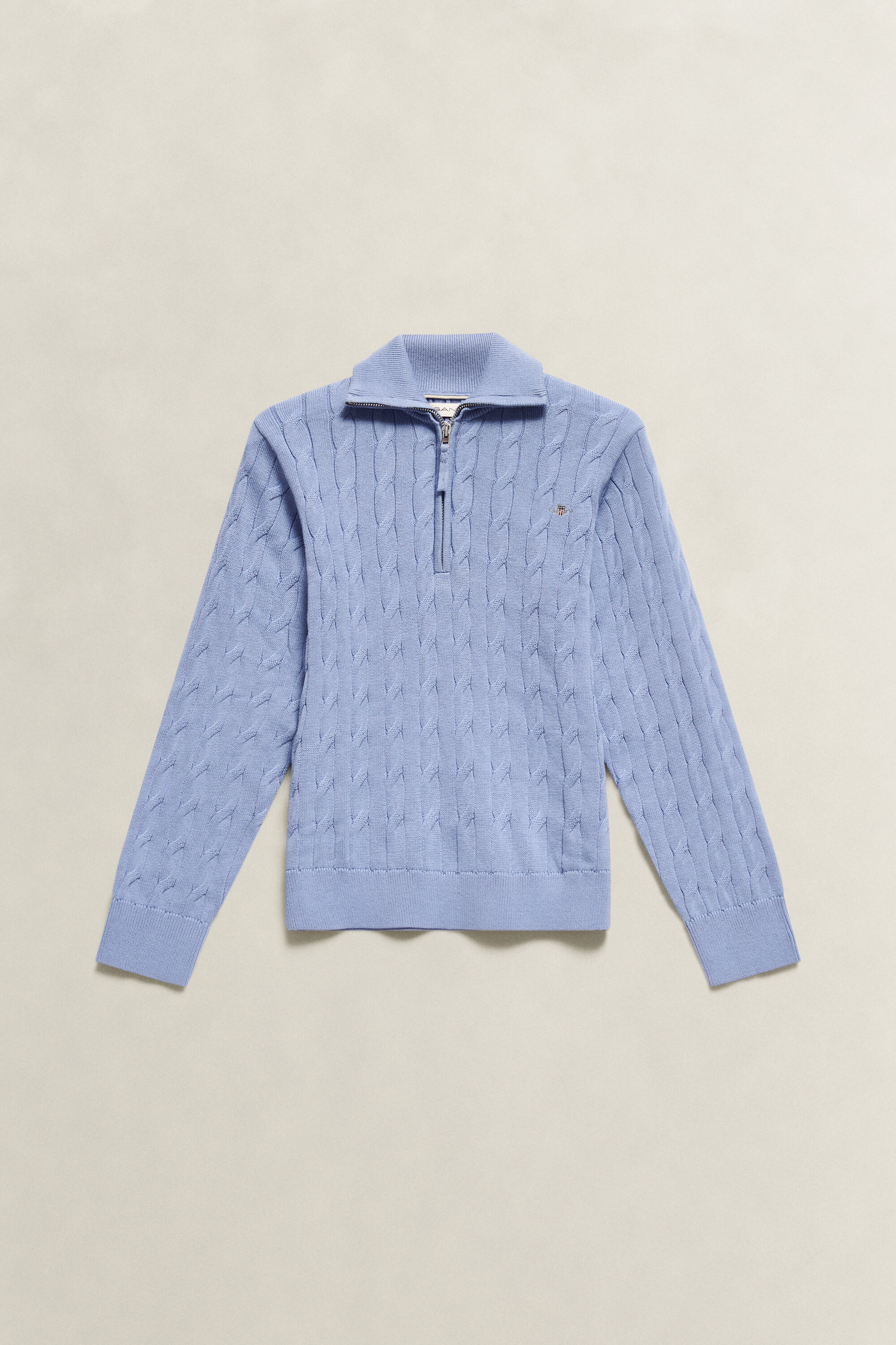 Pull à demi-zip en maille torsadée Ado Fille