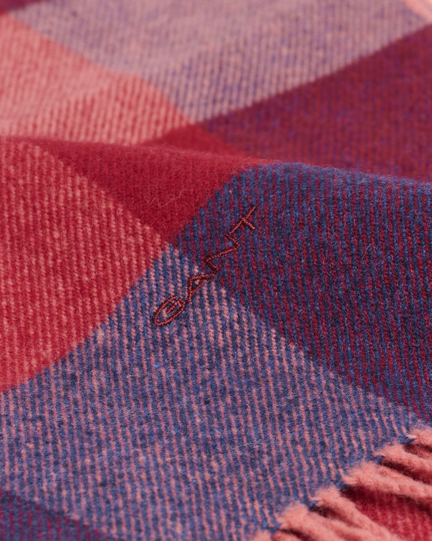 Écharpe à carreaux multicolores