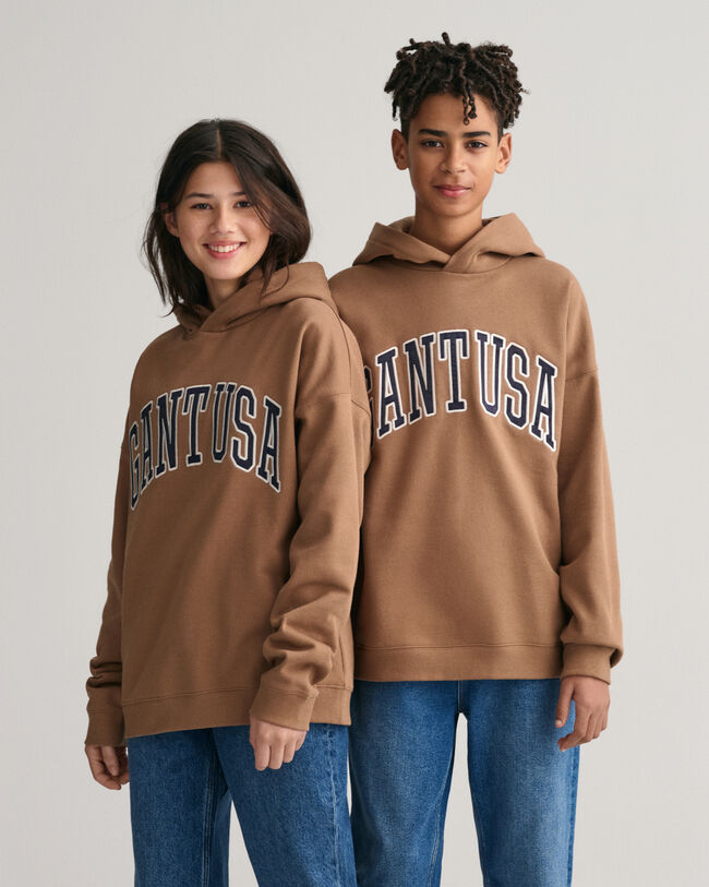 Sweat &agrave; capuche ultra-ample GANT USA Teens