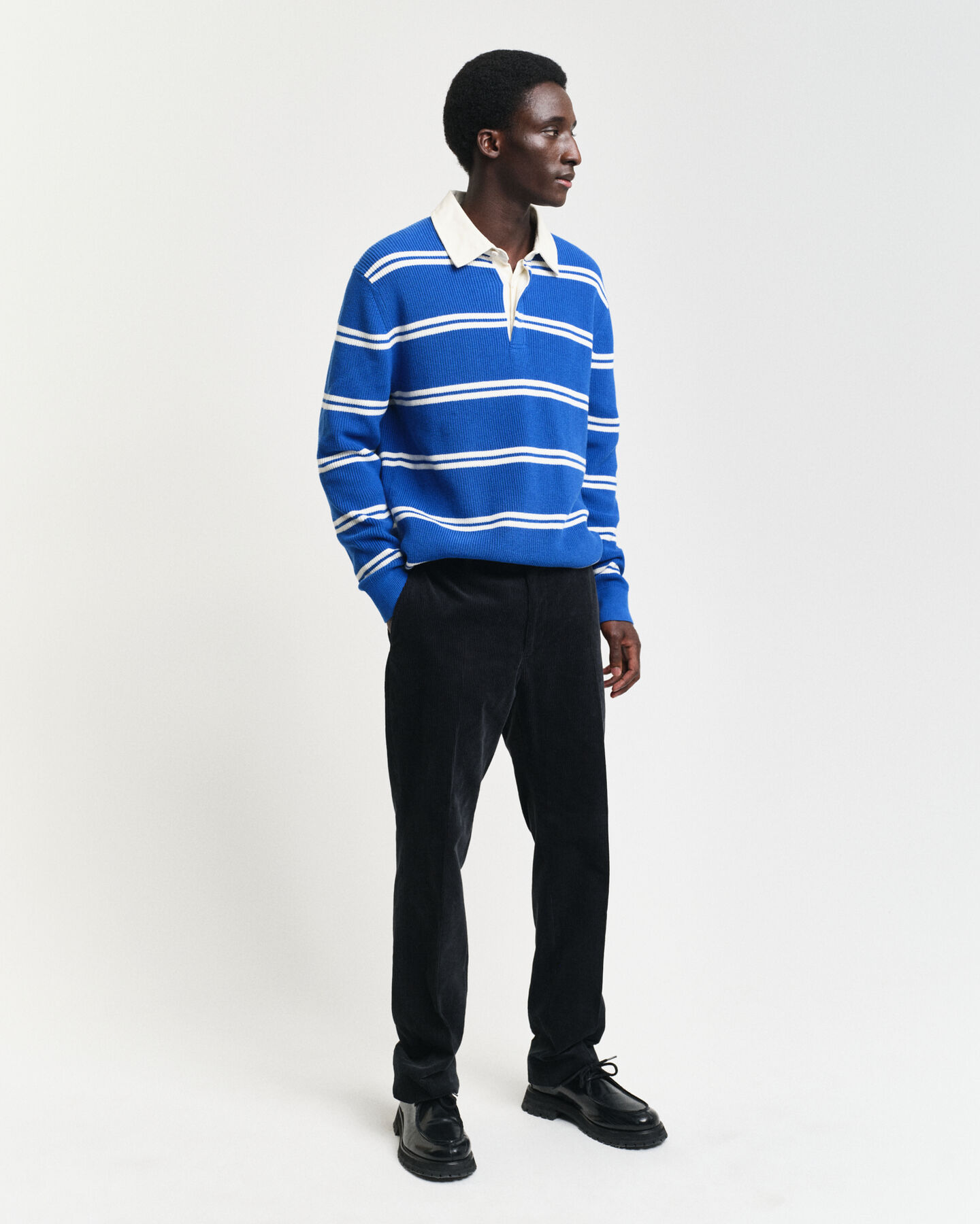 Rugger en coton côtelé