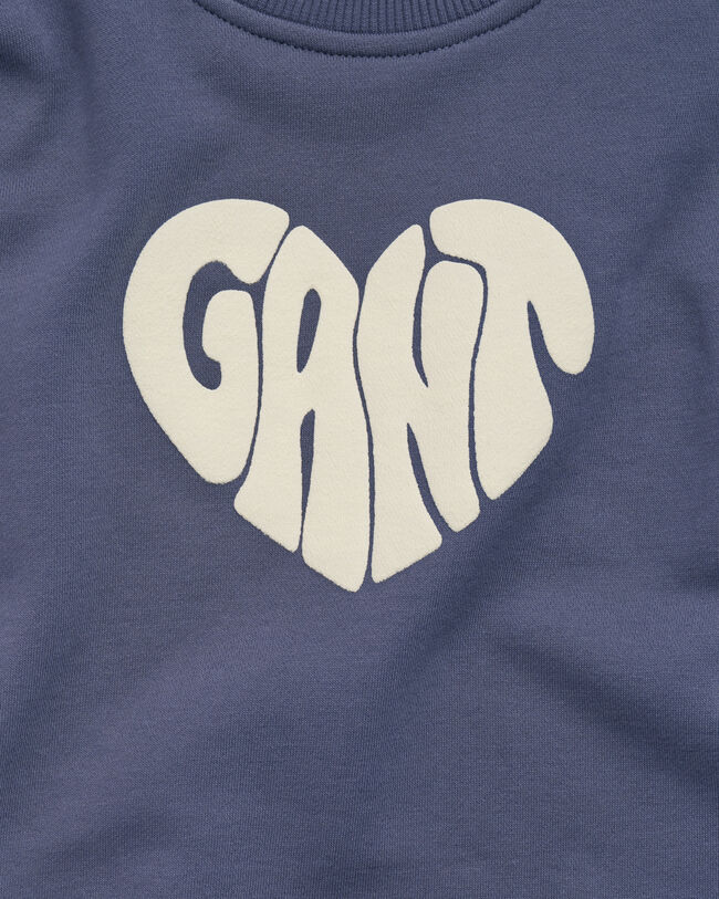 Sweat-shirt ras du cou Heart Graphic Girls