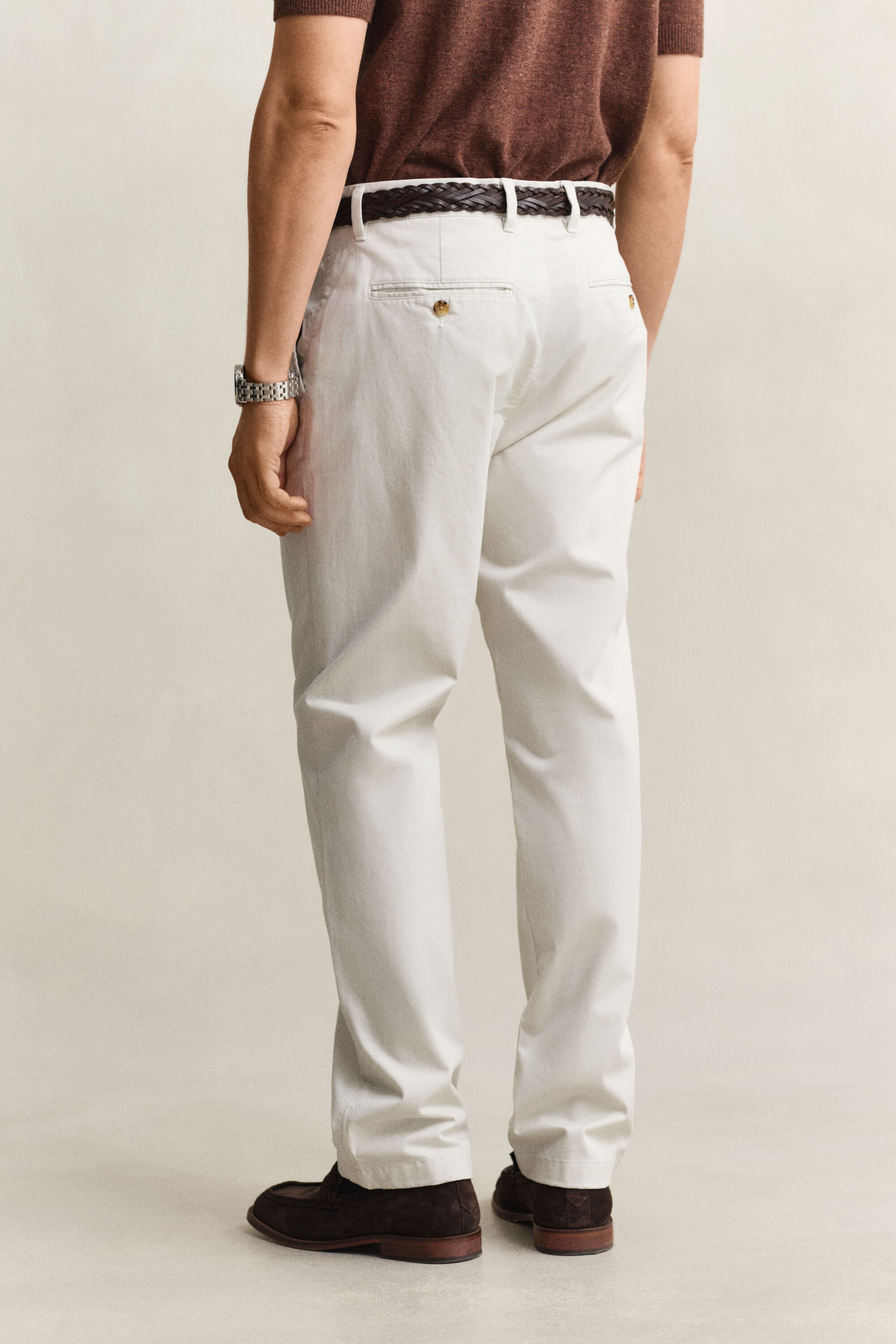 Pantalon chino classique coupe regular