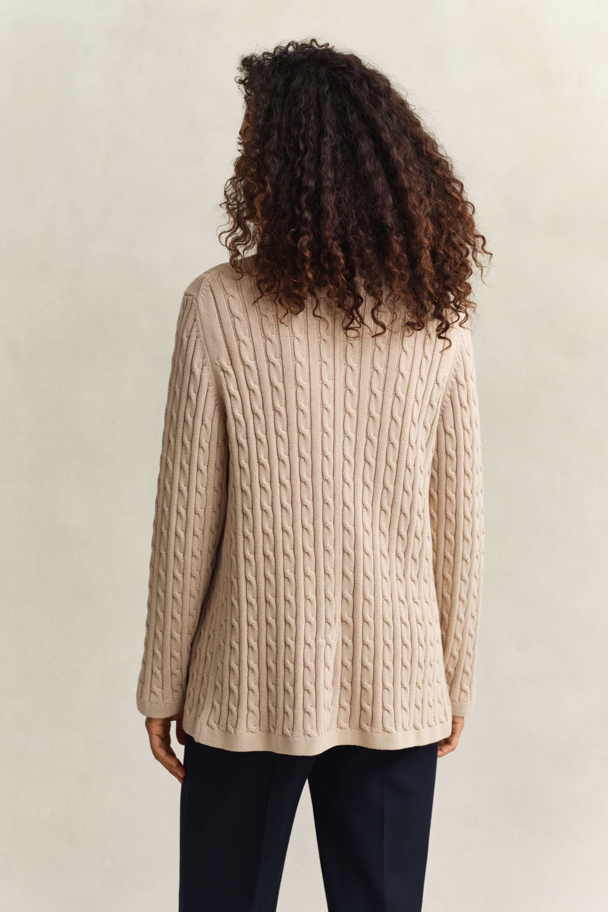 Veste blazer Club en maille torsadée