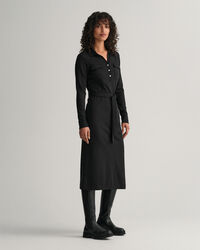 Robe polo slim fit en jersey