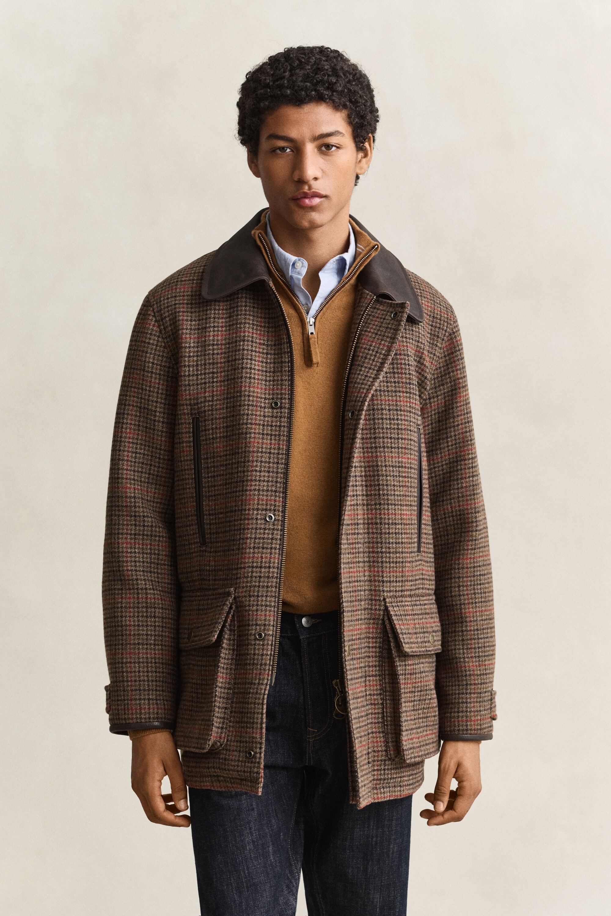 Veste Decker en tweed anglais