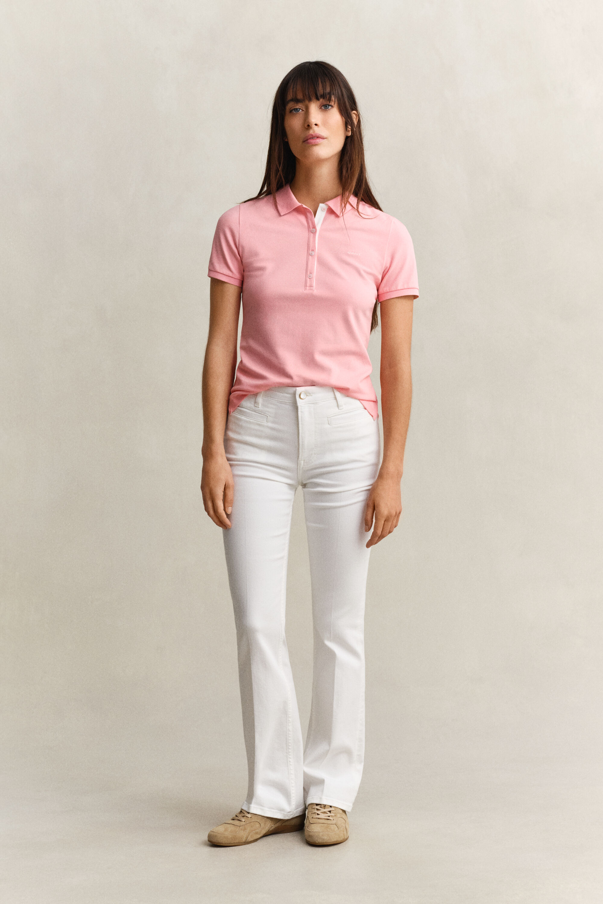 Jean évasé avec monogramme