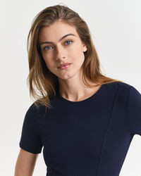 Robe en jersey ajustée et évasée