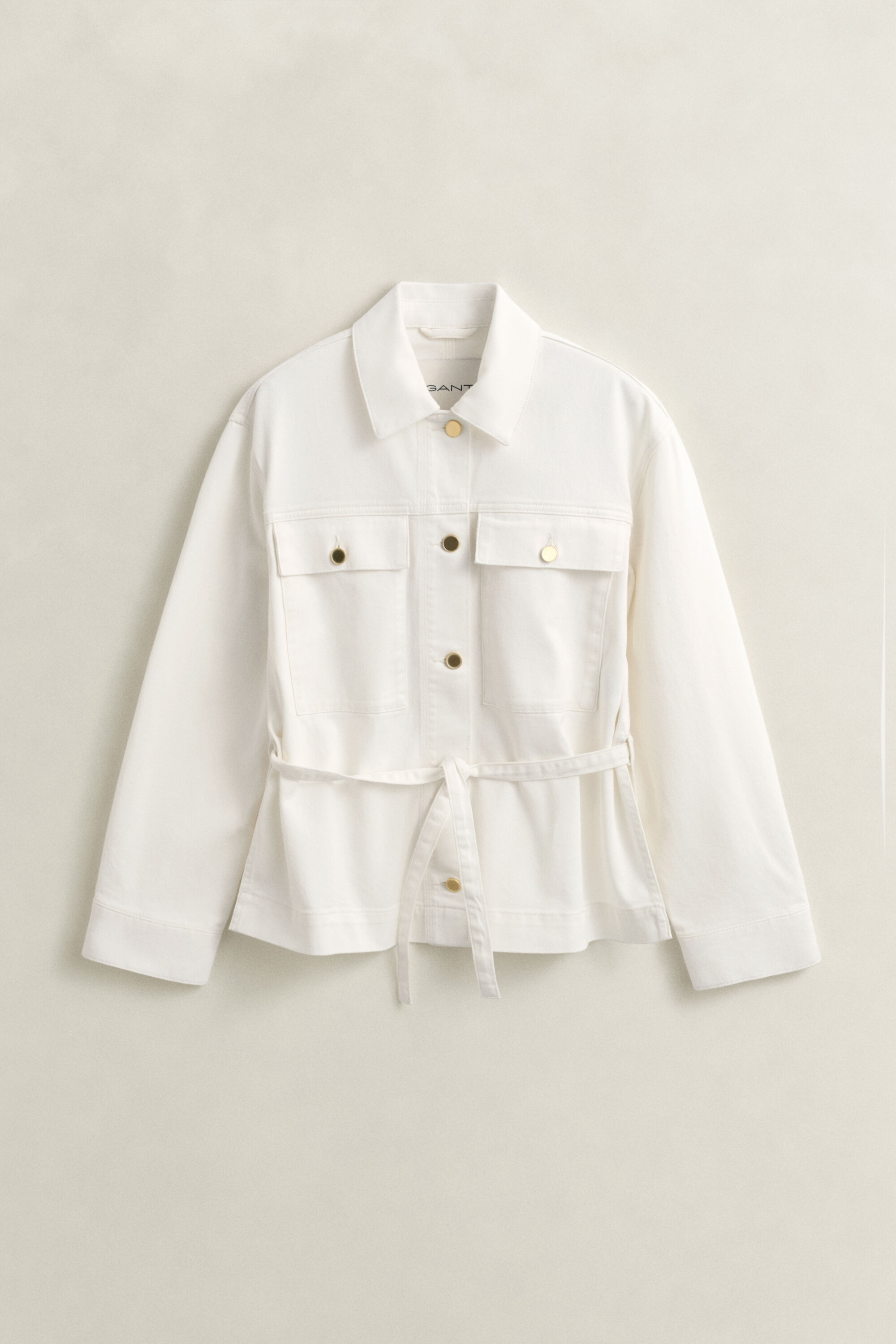 Veste en denim nouée
