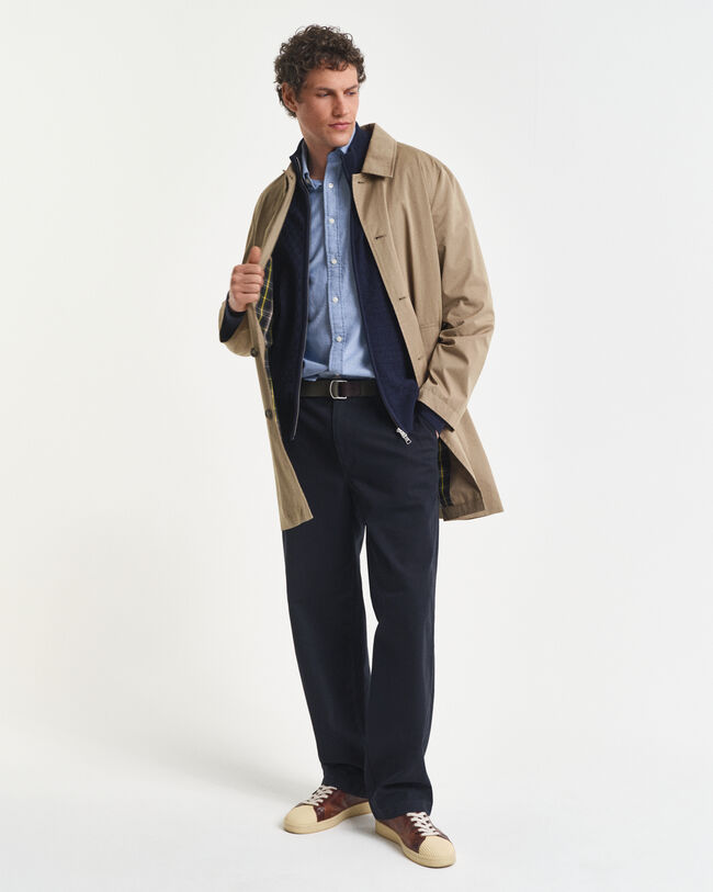 Pull zippé texturé