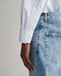 Chemise ultra-ample en popeline compacte