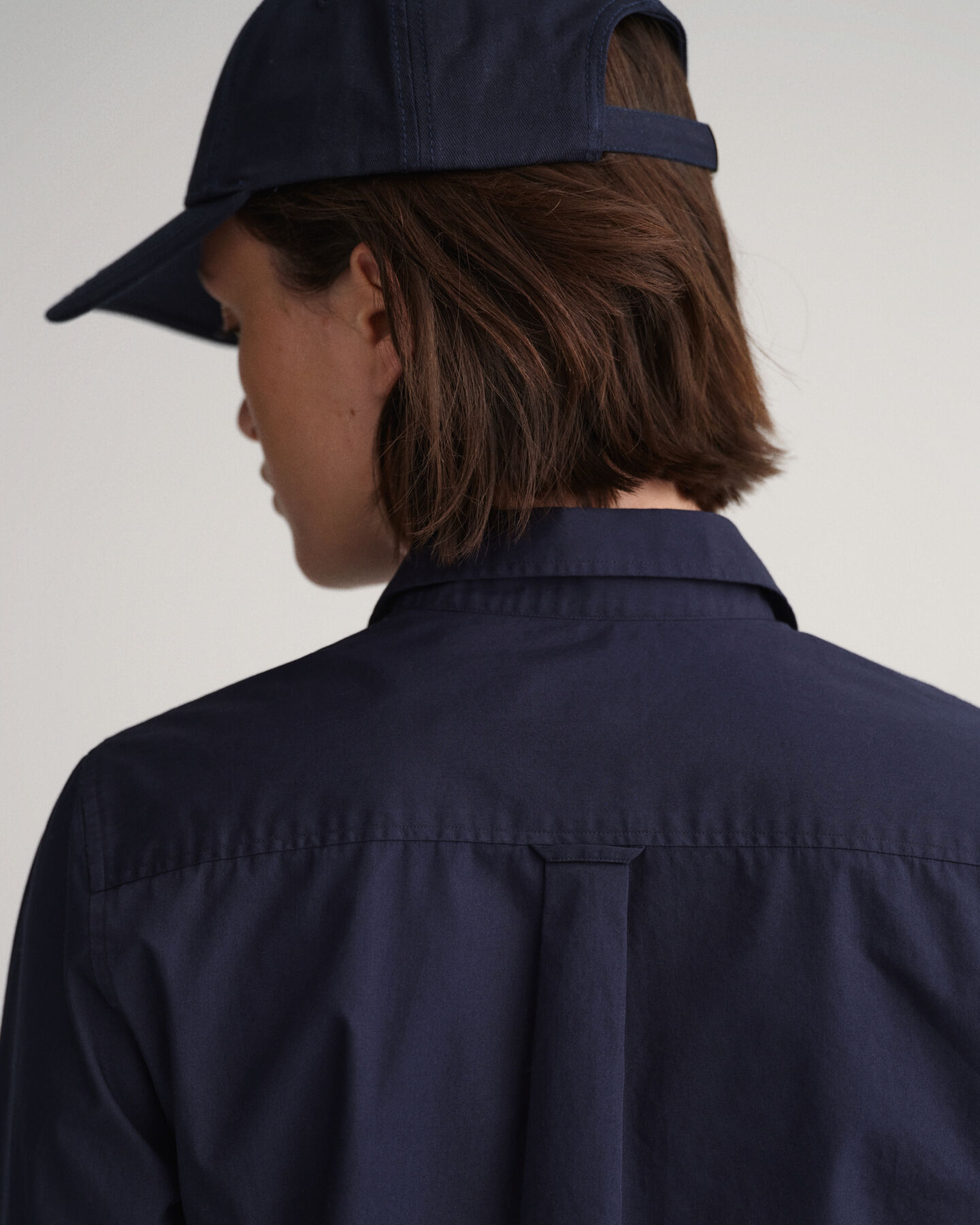 Chemise regular fit en popeline de coton