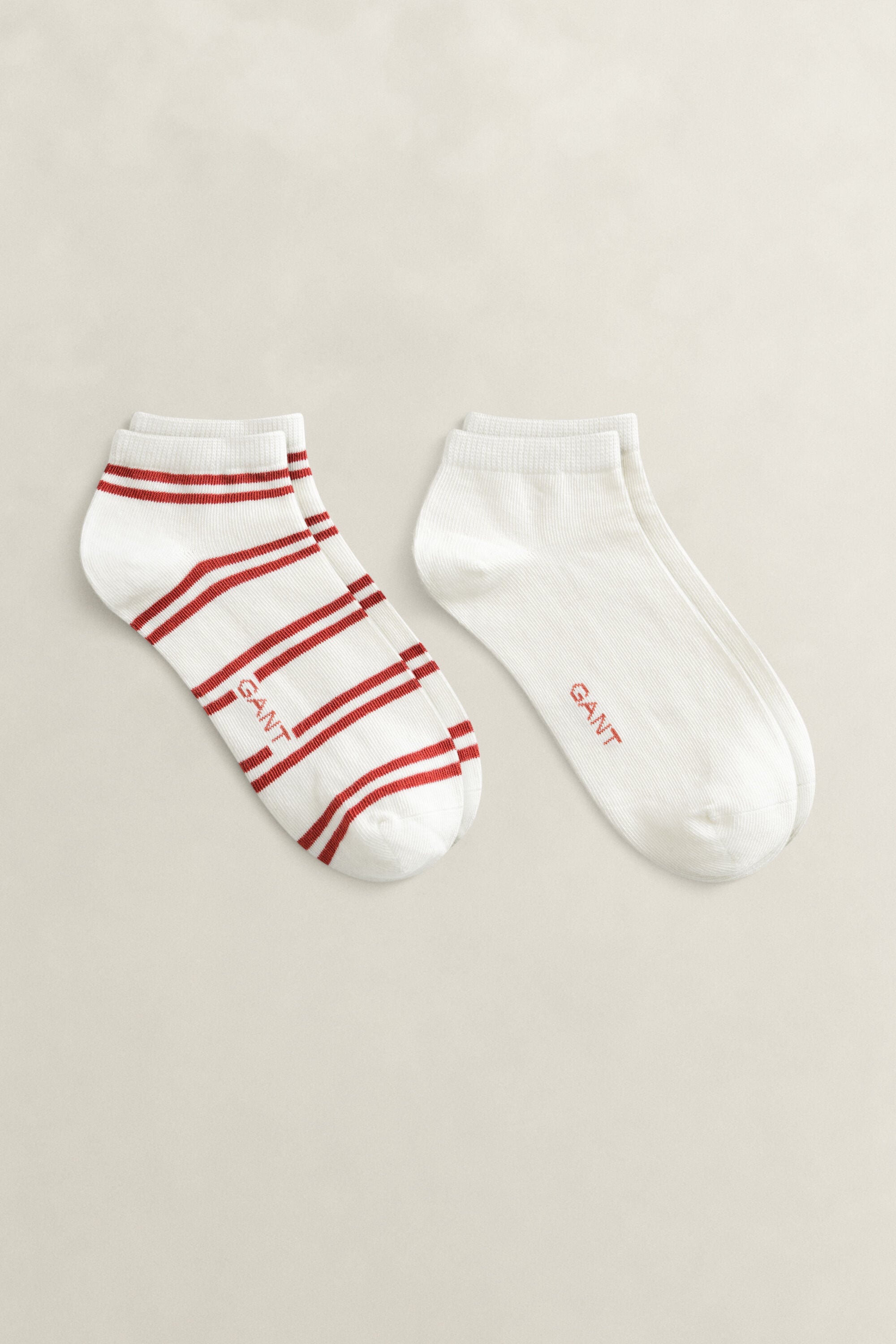 Lot de 2 paires de socquettes à rayures