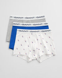 Lot de 3 caleçons à imprimé bateaux