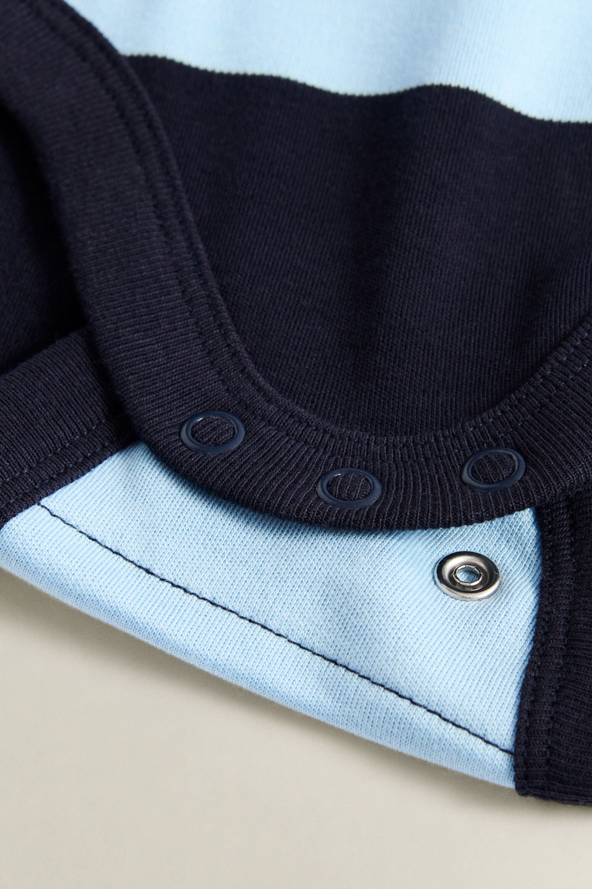 Lot de 2 barboteuses rayées pour bébé