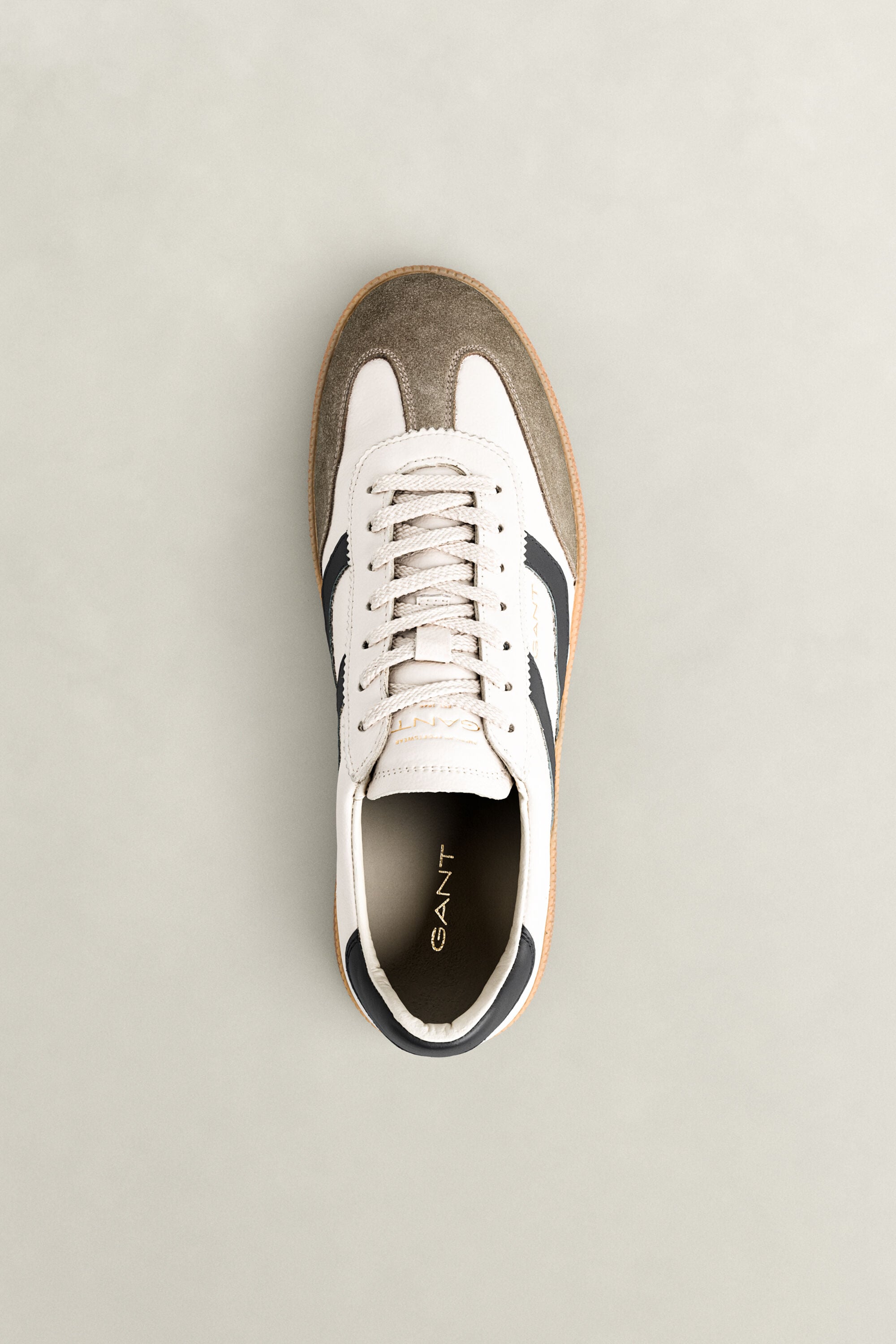 Baskets en cuir et daim Cuzmo