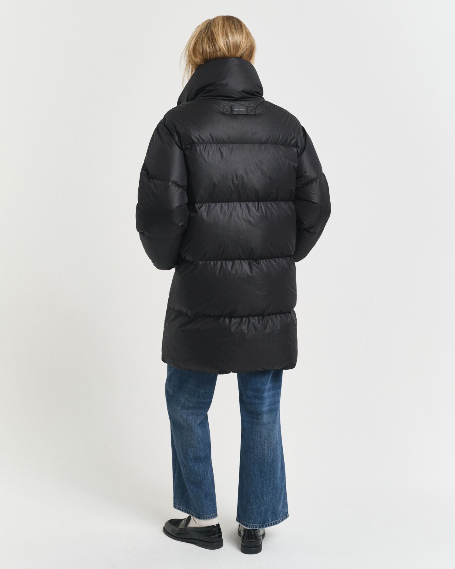 Manteau coupe décontractée en duvet