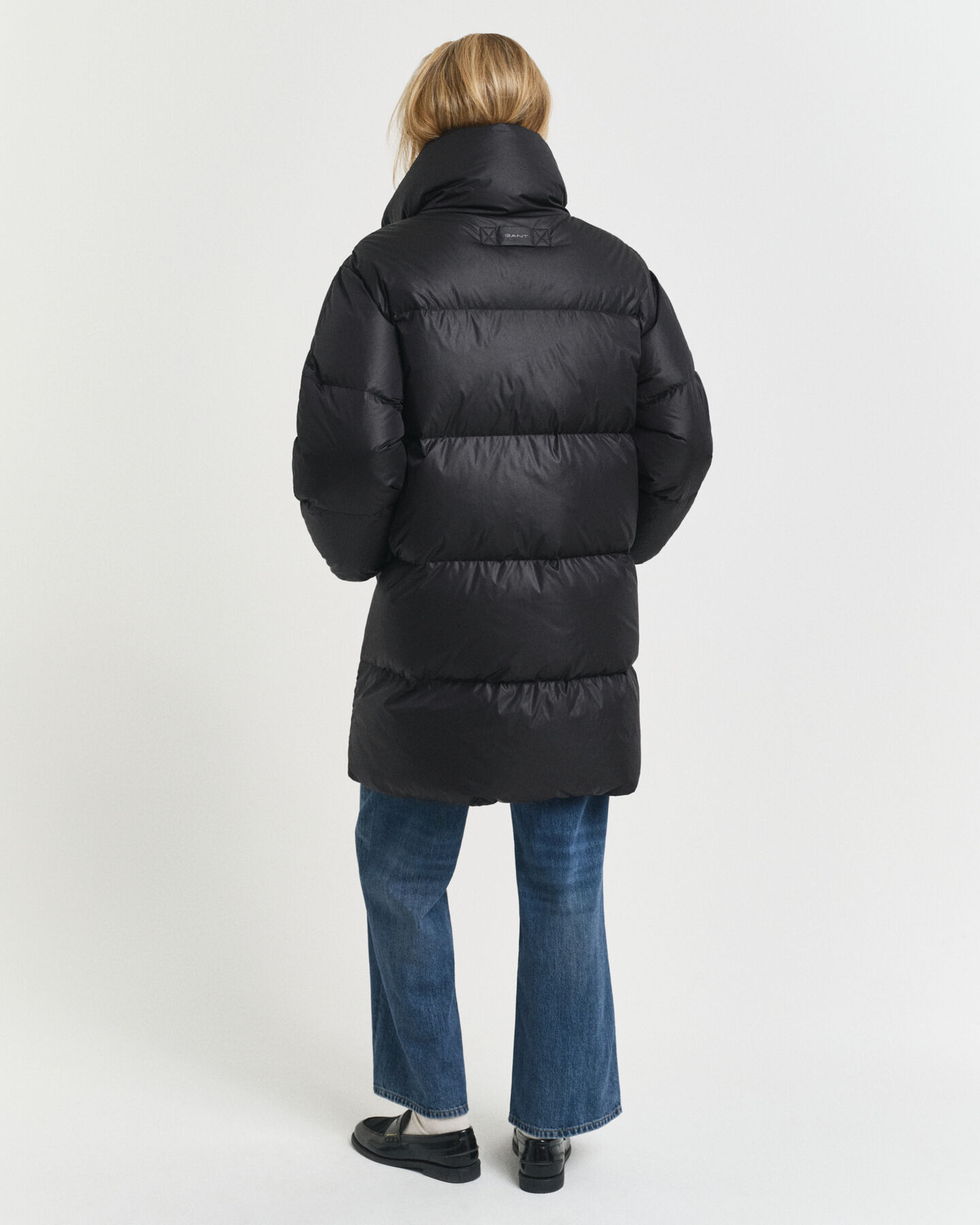 Manteau coupe décontractée en duvet