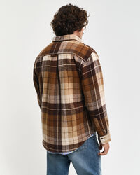 Chemise coupe d&eacute;contract&eacute;e Woolster &agrave; motif &eacute;cossais