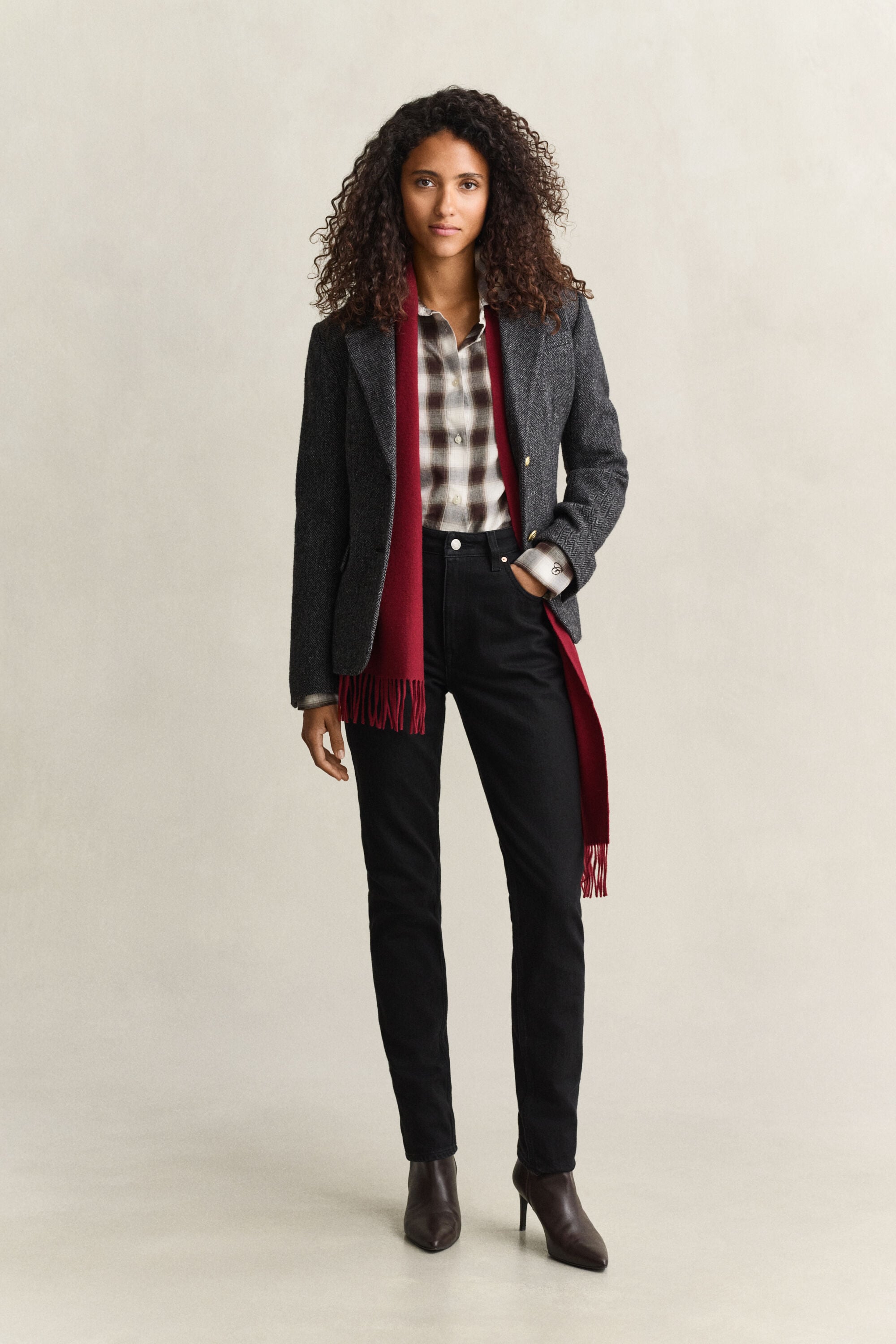 Chemise regular en flanelle
