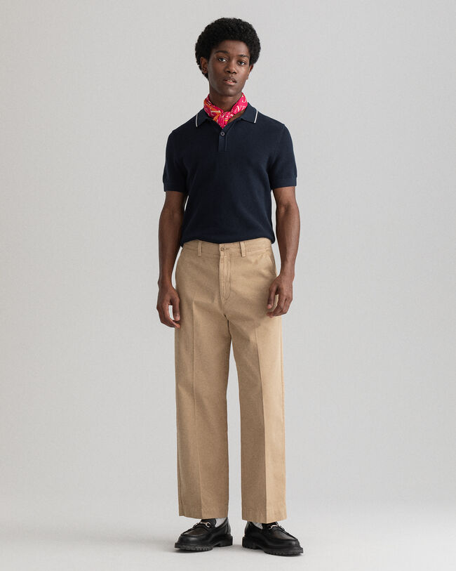 Polo en coton piqué Texture