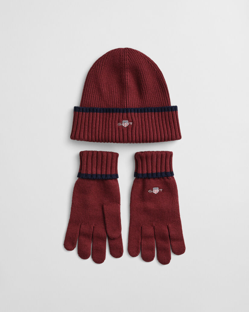 Coffret cadeau bonnet et gants Essential
