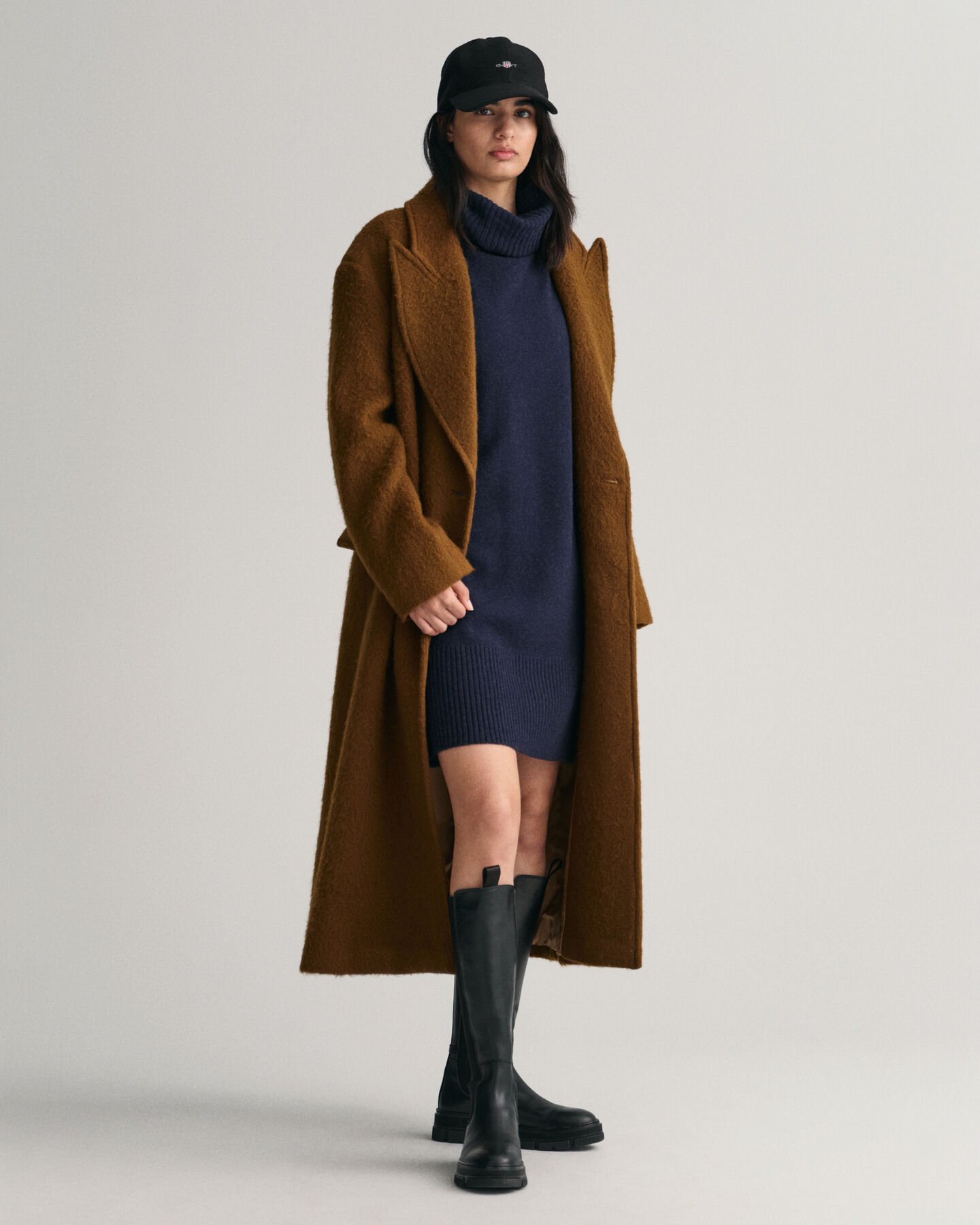 Robe col roul&eacute; Lounge