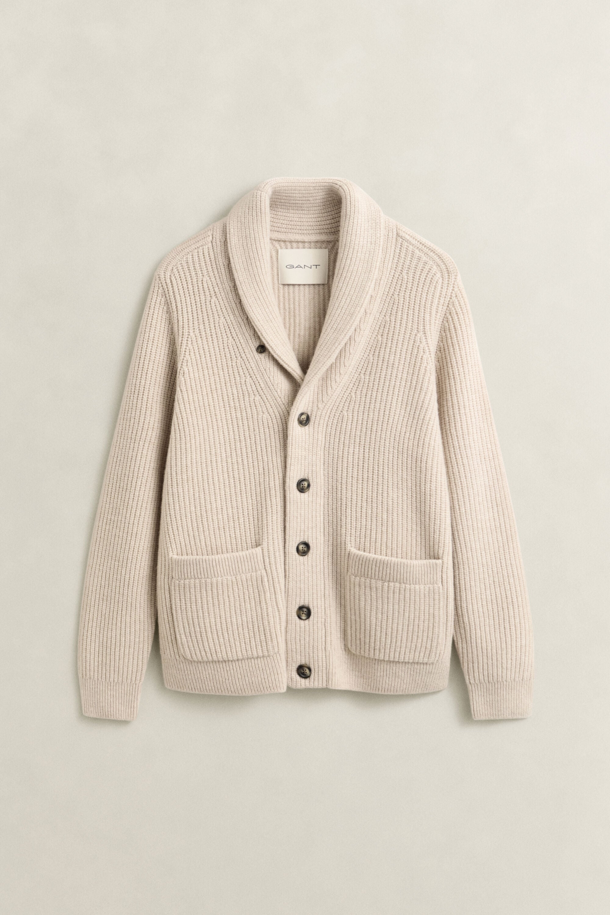 Cardigan en laine mélangée à rayures