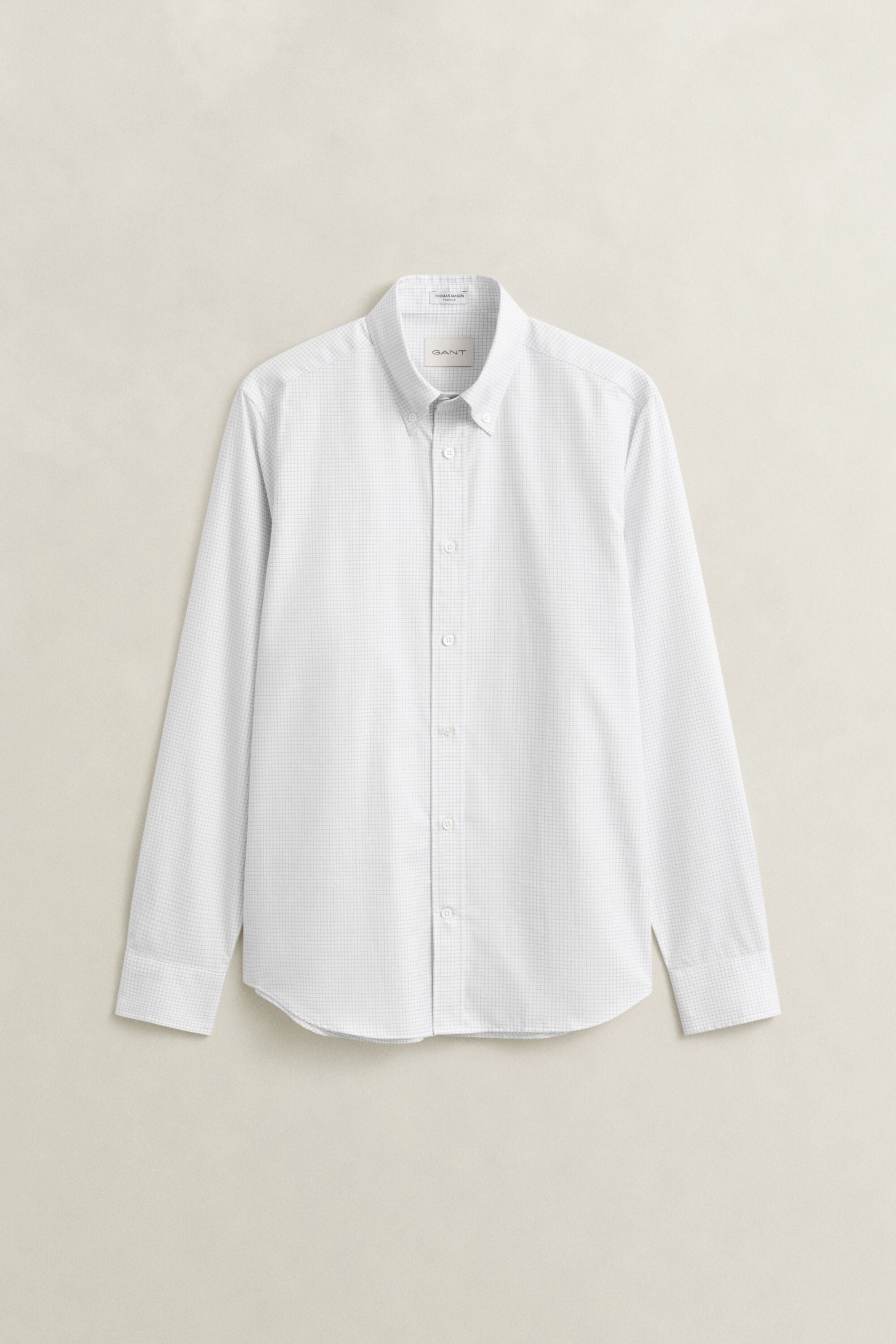 Chemise habillée en sergé à carreaux