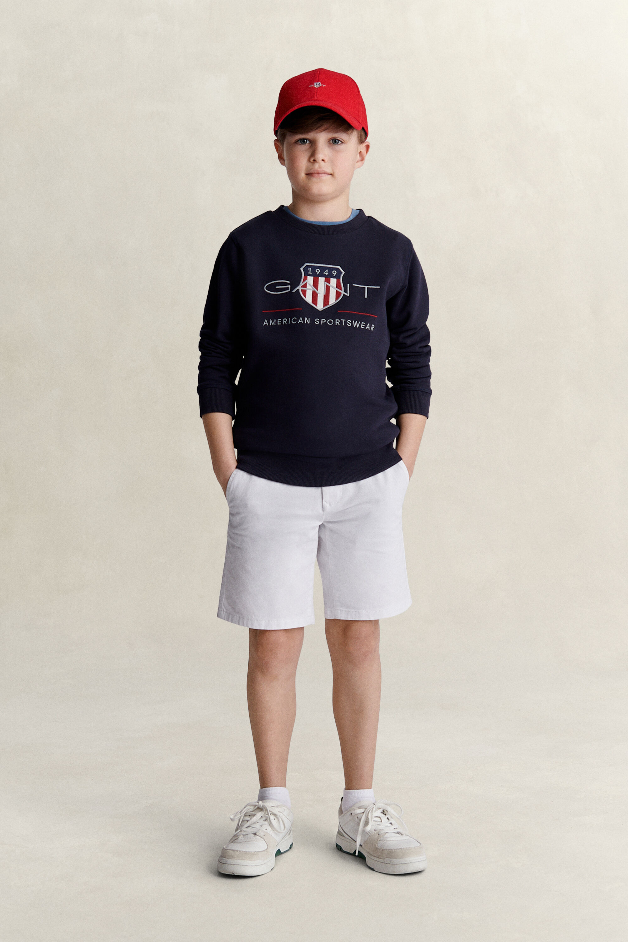 Sweat-shirt avec écusson issu des archives Ado