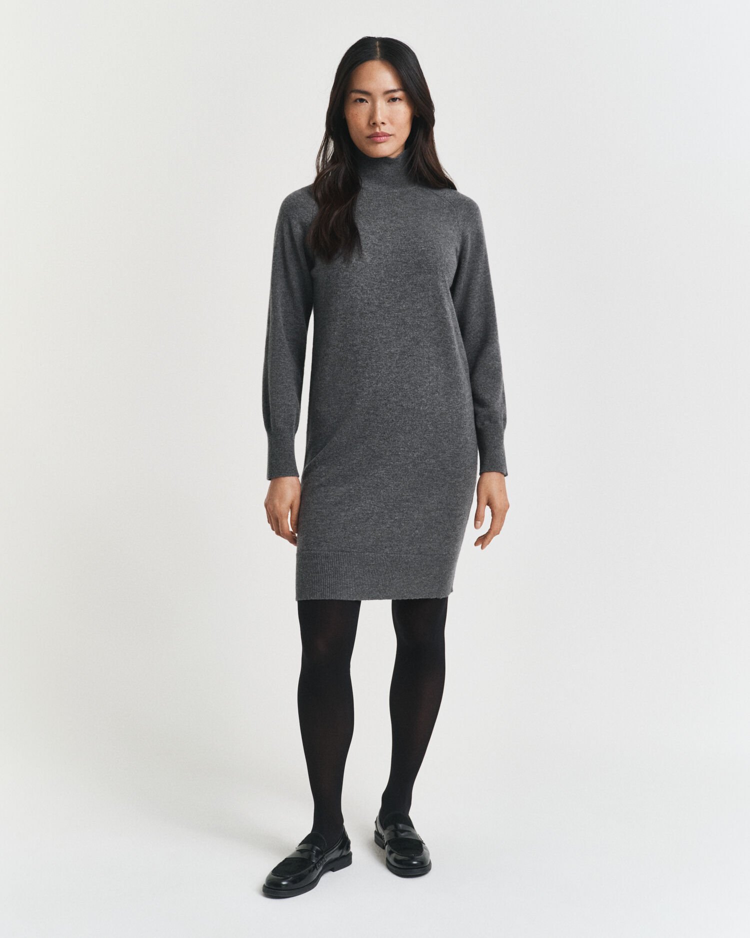 Robe en maille de laine d'agneau ultrafine